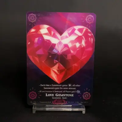 LOVE GEMSTONE LENTICULAIRE